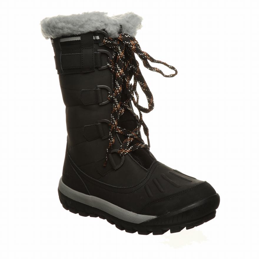 Bearpaw Desdemona Tall Boots UK - Women's Boots Black ||FTPDLQ-810||